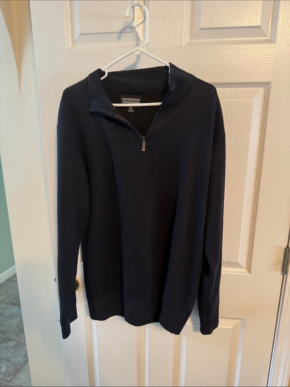 Mountain Khakis Navy Half-Zip Pullover Sweater